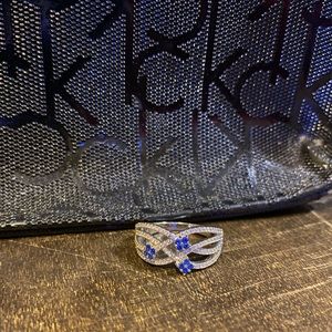 Sterling silver fashion ring size 7